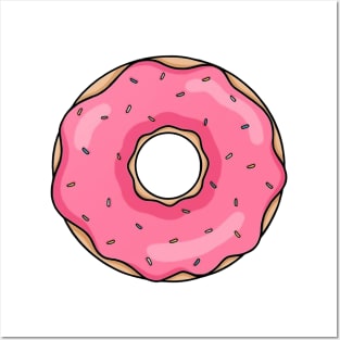 Sprinkle doughnut Posters and Art